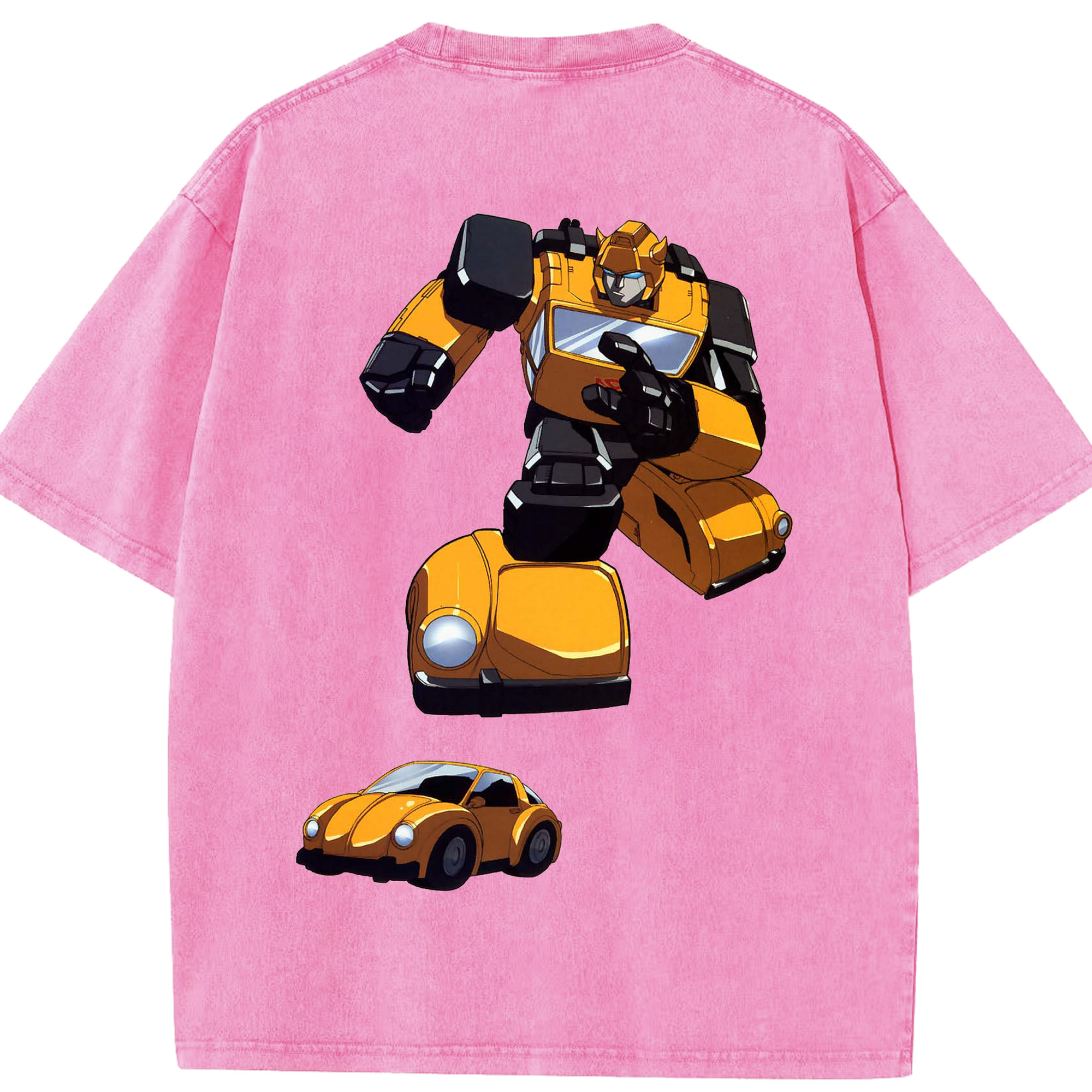 （画像用）  綿100% ヴィンテージ風 半袖Tシャツ（背面プリント）